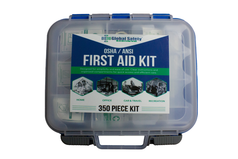 Global Safety OSHA-ANSI First Aid Kit, 350-Piece, Full