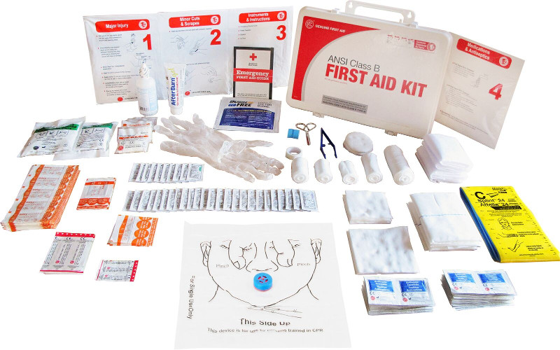Class B ANSI 50 Person Plastic First Aid Kit, Case of 5 - Image 2