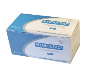 Alcohol Pad 100 pcs/box IMP, 5X5.5 cm